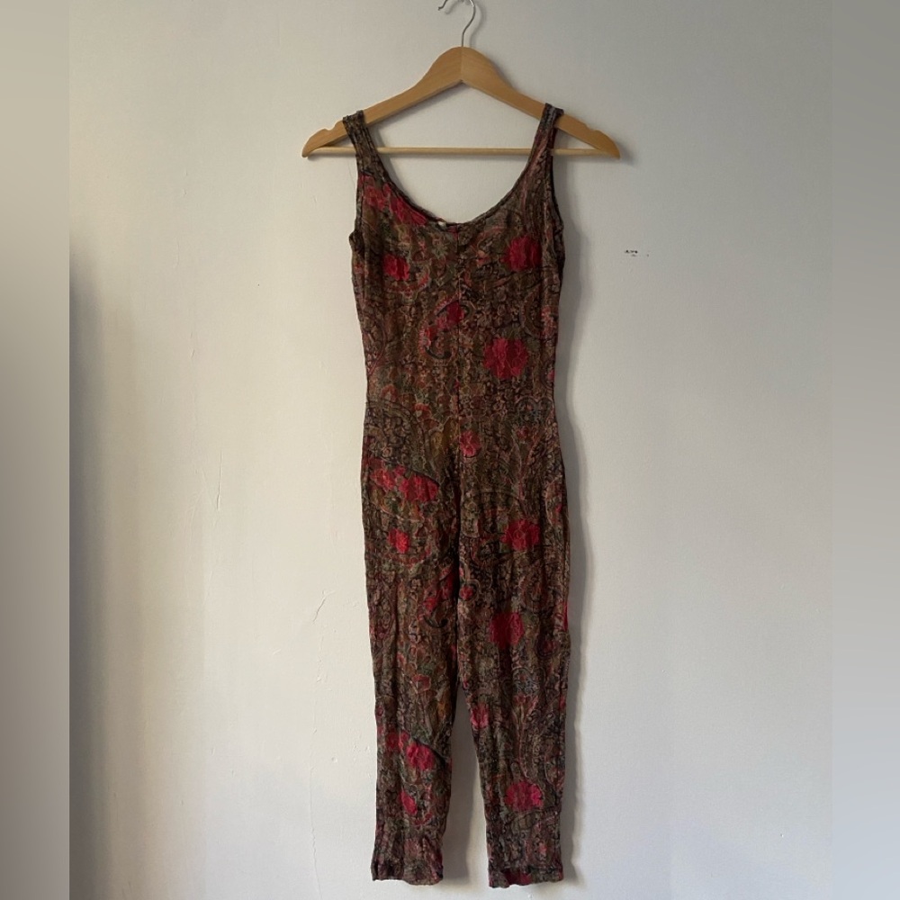 Vintage 90s paisley lace bodysuit